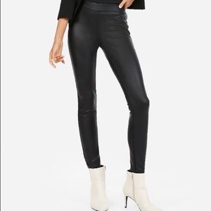 Express XS Vegan Leather Leggings
